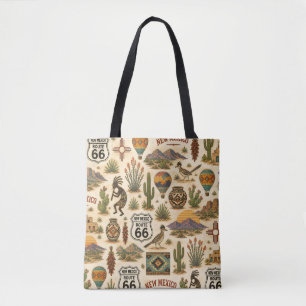 New Mexico Route 66 Mesa Miles Tote Bag