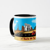 New Mexico - Route 66 Panorama Mok (Voorkant links)
