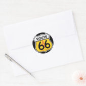 New Mexico Route 66 Shield Ronde Sticker (Envelop)
