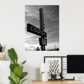 New Mexico Route 66 Sign Poster (Thuiskantoor)