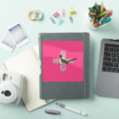 New Mexico Roze Sticker (iPad Cover)