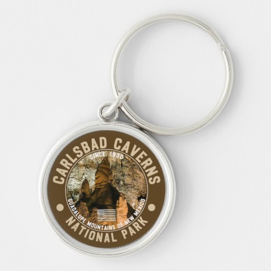 New Mexico’s Carlsbad Caverns Sleutelhanger (Voorkant)