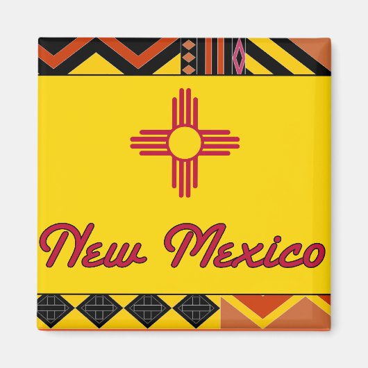 New Mexico Santa Fe Magneet (Voorkant)