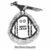 New Mexico Sasquatch Sticker (Voorkant)