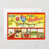 New Mexico - Schilderachtig VS 66 Interstate 40 Briefkaart (Voorkant / Achterkant)