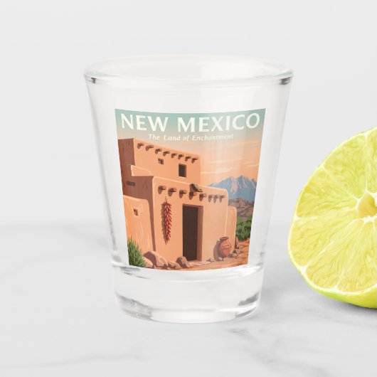  New Mexico Shot Glas (Voorkant)