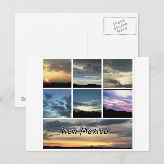New Mexico Skies Briefkaart (Voorkant / Achterkant)