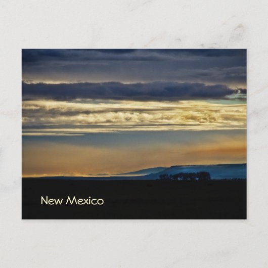 New Mexico Skyline Briefkaart (Voorkant)