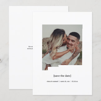 New Mexico Sla de datum fotokaart op Save The Date