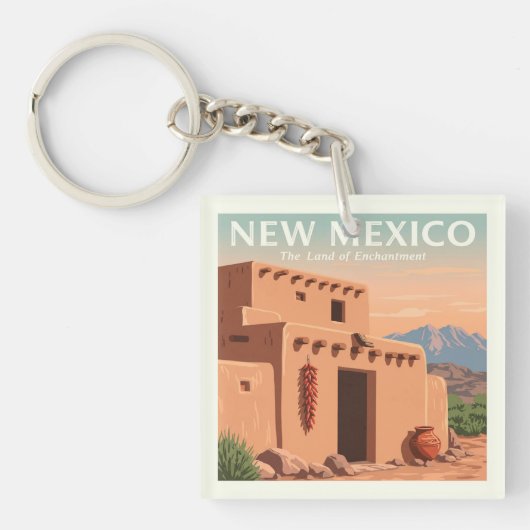  New Mexico Sleutelhanger (Voorkant)