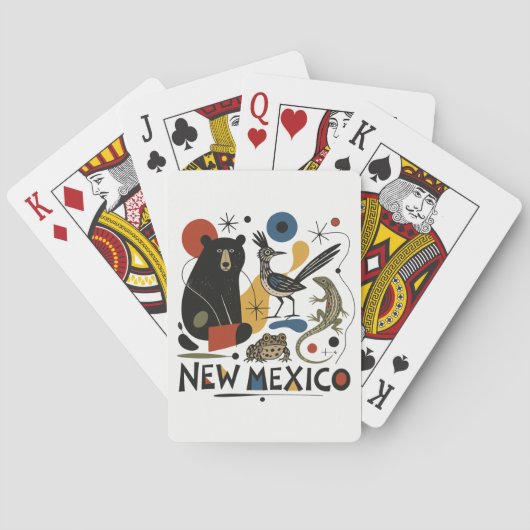 New Mexico Southwest Spirit Pokerkaarten (Achterkant)
