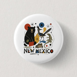 New Mexico Southwest Spirit Ronde Button 3,2 Cm