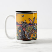 New Mexico Southwest Wildlife Colorful Fun Mok (Links)