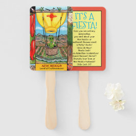 New Mexico Souvenir Alien Hot Air ballon Fiesta Handwaaier