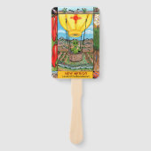 New Mexico Souvenir Alien Hot Air ballon Fiesta Handwaaier (Voorkant)