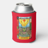 New Mexico Souvenir Hete Luchtballon Alien Burrito Blikjeskoeler (Blikje Achterkant)