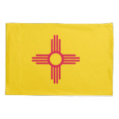 New Mexico staat vlaggen afdrukken Patriotc Kussensloop (Achterkant)