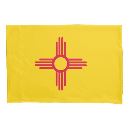 New Mexico staat vlaggen afdrukken Patriotc Kussensloop (Voorkant)