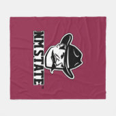 New Mexico State Aggies Fleece Deken (Voorkant (Horizontaal))