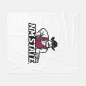 New Mexico State Aggies Fleece Deken (Voorkant (Horizontaal))