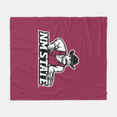 New Mexico State Aggies Fleece Deken (Voorkant (Horizontaal))