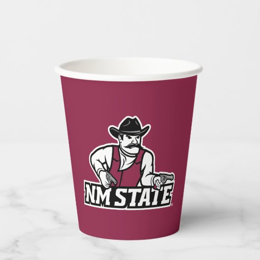 New Mexico State Aggies Papieren Bekers (Voorkant)