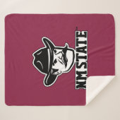New Mexico State Aggies Sherpa Deken (Voorkant (horizontaal))