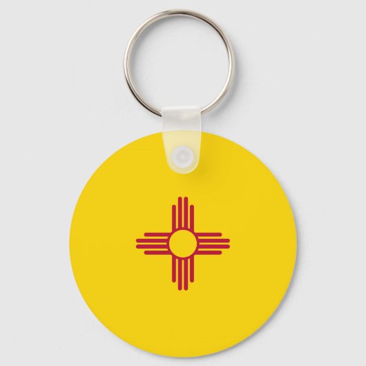 New Mexico State Flag Verenigde Staten Sleutelhanger (Achterkant)