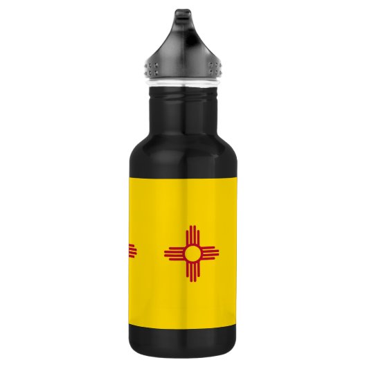 New Mexico State Flag Vrijheidsfles Waterfles (Rechts)