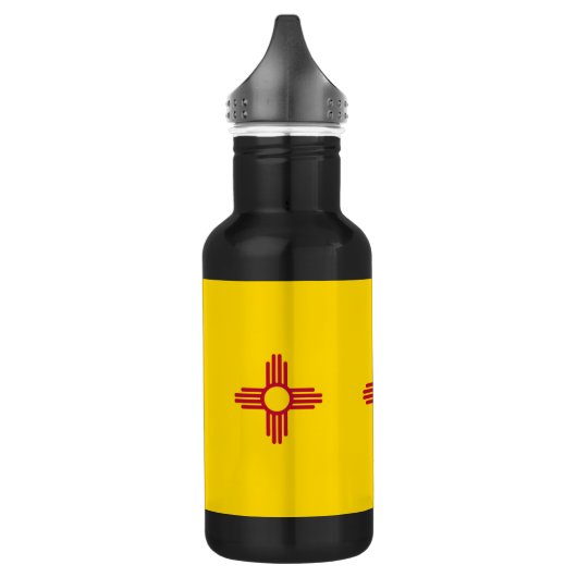 New Mexico State Flag Vrijheidsfles Waterfles (Links)