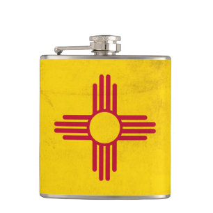 New Mexico State Flag-Zia Sun Heupfles