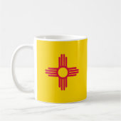 New Mexico State Flag Zia Sun Koffiemok (Links)