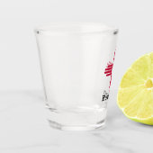 New Mexico State Flag- Zia Sun Personalized Shot Glas (Links)