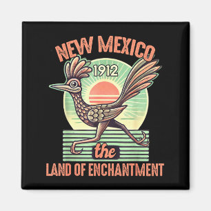 New Mexico State Land Of Enchantment Road Runner S Magneet