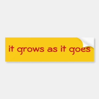 New Mexico State Motto Bumpersticker