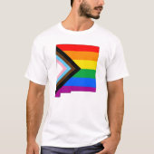 New Mexico State Pride LGBTQ Progress Pride T-shirt (Voorkant)
