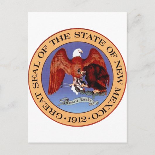 New Mexico State Seal Briefkaart (Voorkant)
