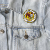 New Mexico State Seal Ronde Button 5,7 Cm (In situ)