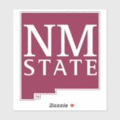 New Mexico State Sticker (Vel)