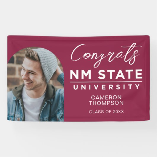New Mexico State University Graduation Spandoek (Horizontaal)