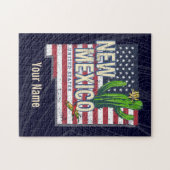 New Mexico State Verenigde Staten Kaart  Verenigde Legpuzzel (Horizontaal)
