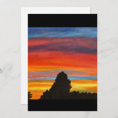 New Mexico Sunset: Het land van betovering Feestdagenkaart (Voorkant / Achterkant)