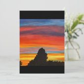 New Mexico Sunset: Het land van betovering Feestdagenkaart (Staand voorkant)