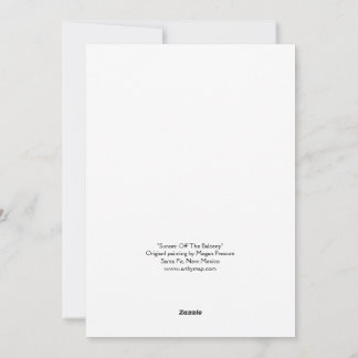 New Mexico Sunset: Het land van betovering Feestdagenkaart