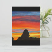 New Mexico Sunset: Het land van betovering Feestdagenkaart (Staand voorkant)