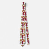 New Mexico Symbols Zia Hot Air Balloon roadrunner Stropdas (Voorkant)