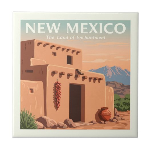 New Mexico Tegeltje (Voorkant)