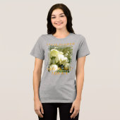 New Mexico Territory Bloemen De Yucca Tri-Blend Shirt (Voorkant volledig)