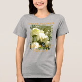New Mexico Territory Bloemen De Yucca Tri-Blend Shirt (Voorkant)