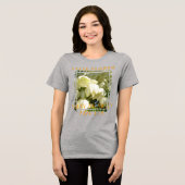 New Mexico Territory Bloemen De Yucca Tri-Blend Shirt (Voorkant volledig)